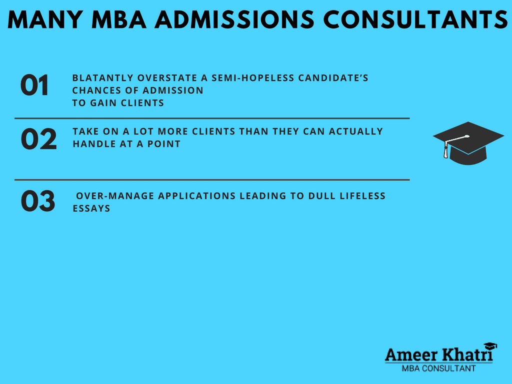 Problems choosing MBA Admissions Consultant