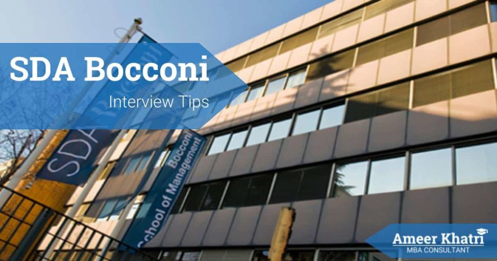 Sda Bocconi Interview - INSEAD MBA Interviews - Ameerkhatri.com -  -  - INSEAD MBA Interview