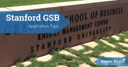 What Matters Most to You, and Why: Stanford GSB's Essay A