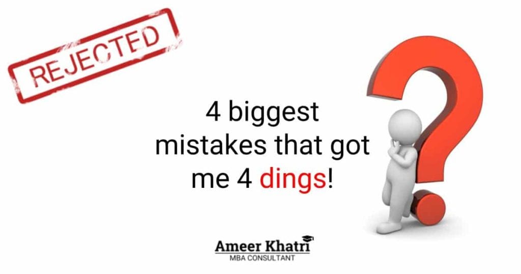 The 4 biggest mistakes that got me 4 Dings