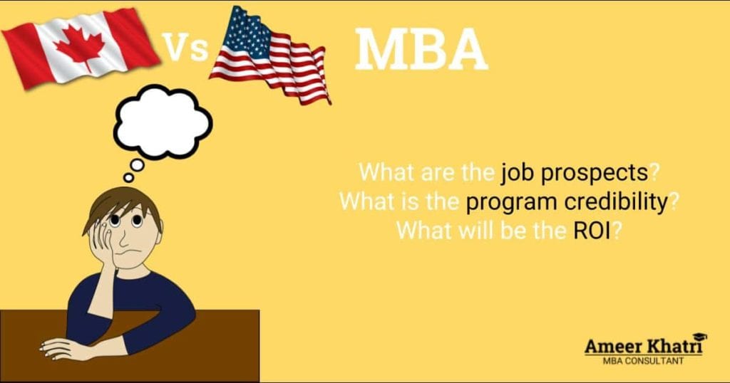 MBA from Canadian B-Schools vs US B-Schools
