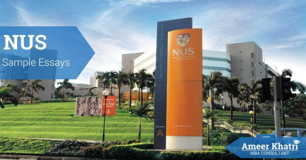 Nus - Chicago Booth MBA - Ameerkhatri.com -  -  - Chicago Booth MBA Application Tips
