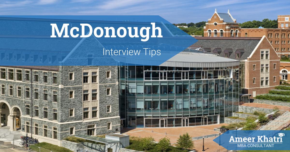 McDonough Interview