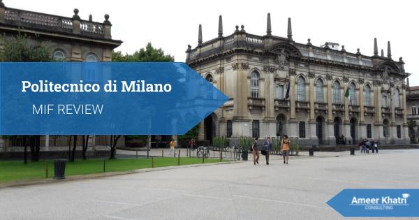 Politecnico di Milano Masters in Quantitative Finance