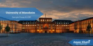 University of Mannheim MiM - Sample Essays & LOR