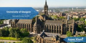 University of Glasgow MiM - Sample Essays & LOR