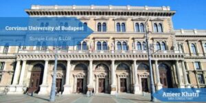 Corvinus University of Budapest MiM - Sample Essays & LOR