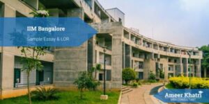 IIM Bangalore MMS - Sample Essays & Recommendation Letters