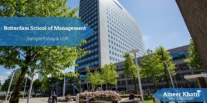 Rotterdam School of Management MiM - Sample Essays & LOR