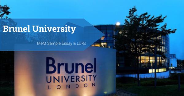 Interview (60) - Brunel MeM Sample Essay & LORs - Ameerkhatri.com -  -  - Brunel MeM Sample Essay & LORs